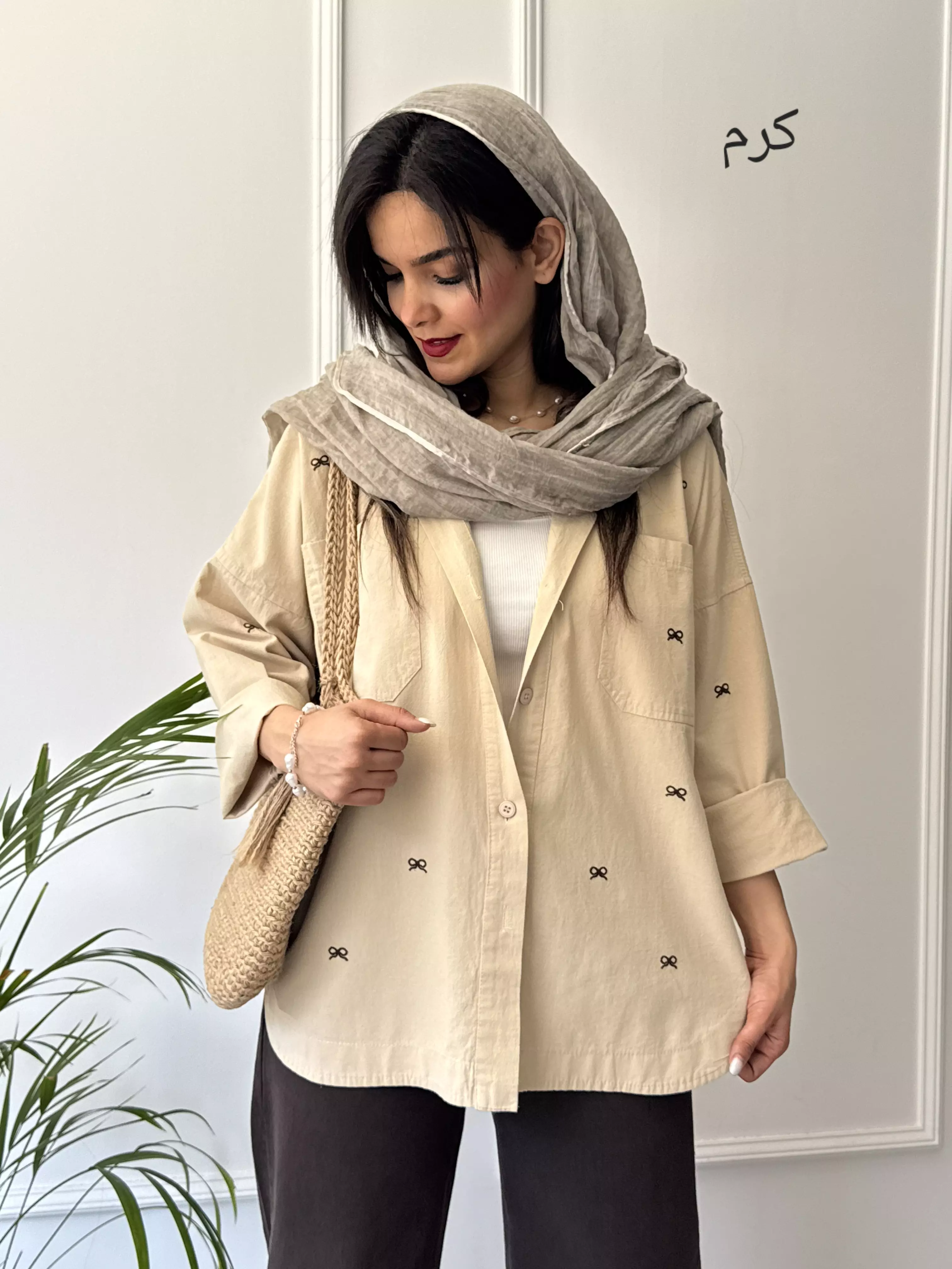 مانتو شومیزی گلدوزی نفس - استایل تو